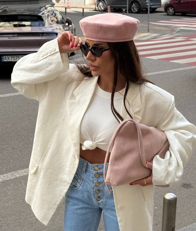 Berets have firmly established themselves in the wardrobe