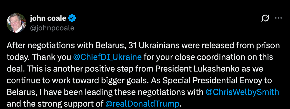 У Трампа відреагували на участь Буданова у звільненні 31 українця - фото 1