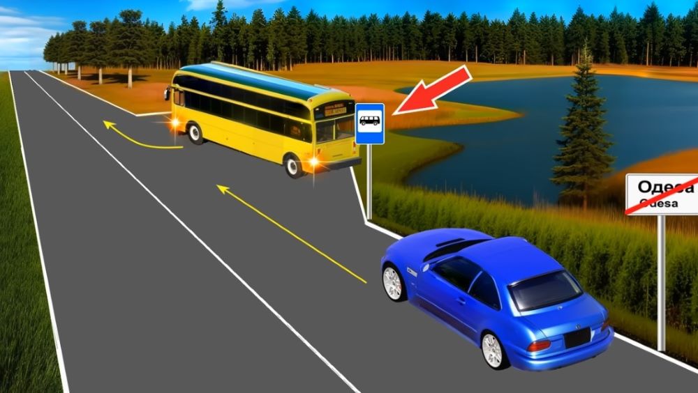 Цікава задача з ПДР — який транспортний засіб має перевагу - фото 1