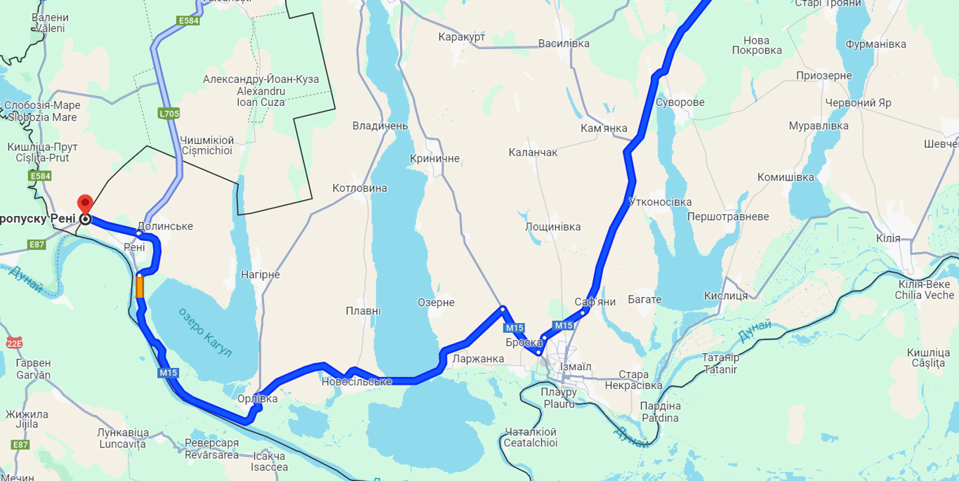 Пробки на Рене