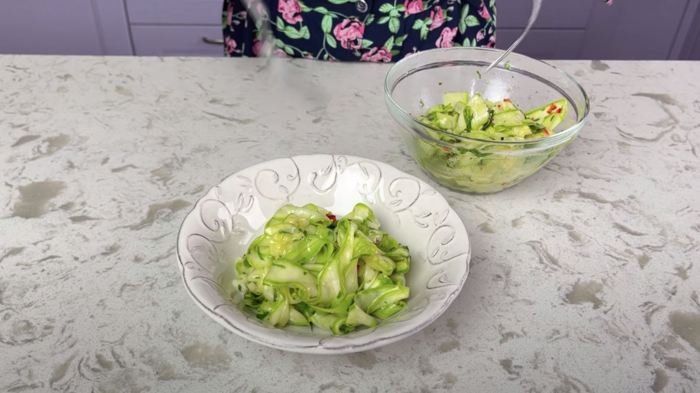 рецепт за 10 минут кабаков маринованных 