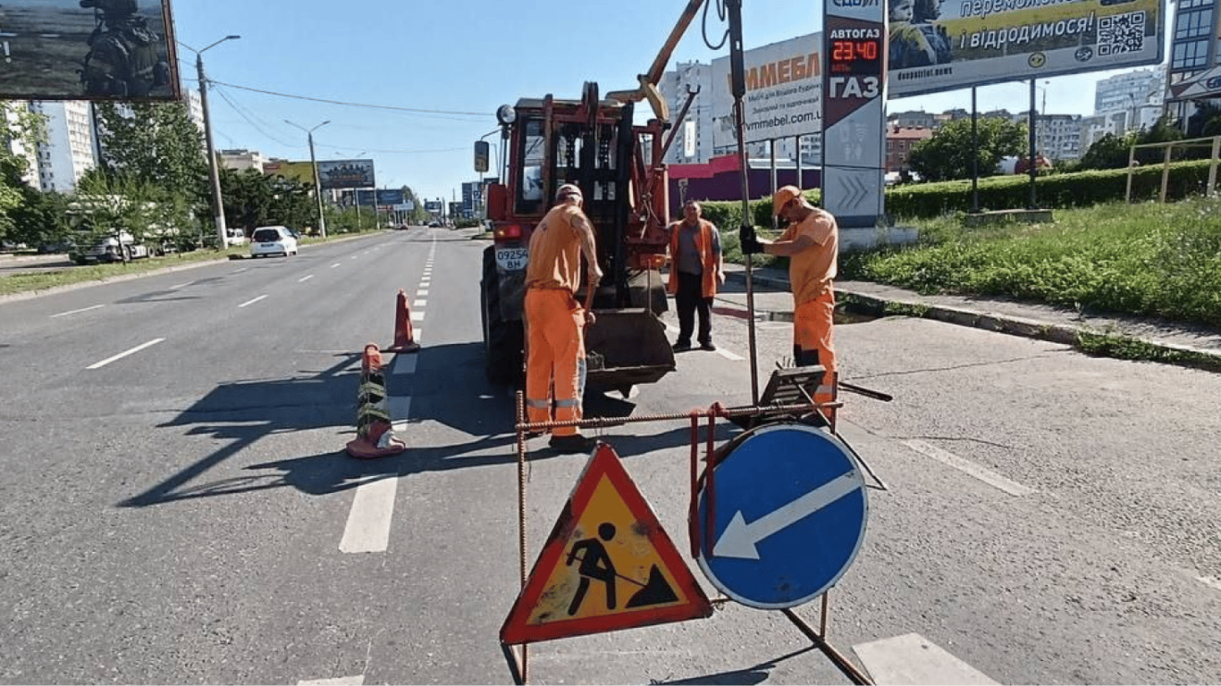 Где в Одессе ремонтируют дороги по состоянию на 10 июля