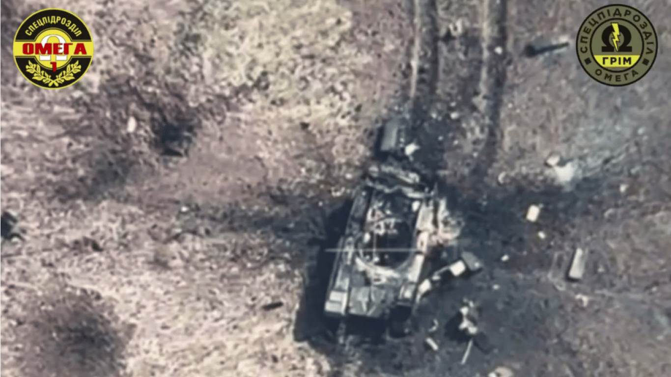Спецподразделение "Омега" показало кадры уничтожения техники армии РФ на Запорожском направлении