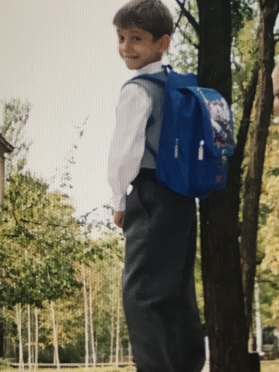 Богдан Рубан любил английский в школе. Фото: личный архив