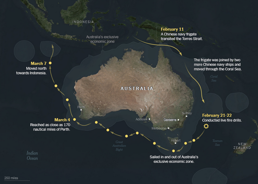 Изменили курс — как военные корабли КНР напугали Австралию - фото 1