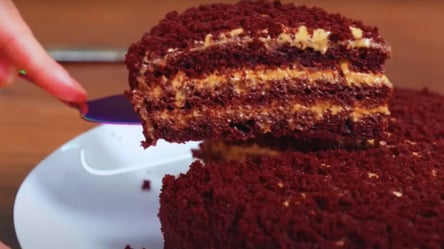 Шоколадний торт "3 склянки" — готується без міксера та ваг - 285x160