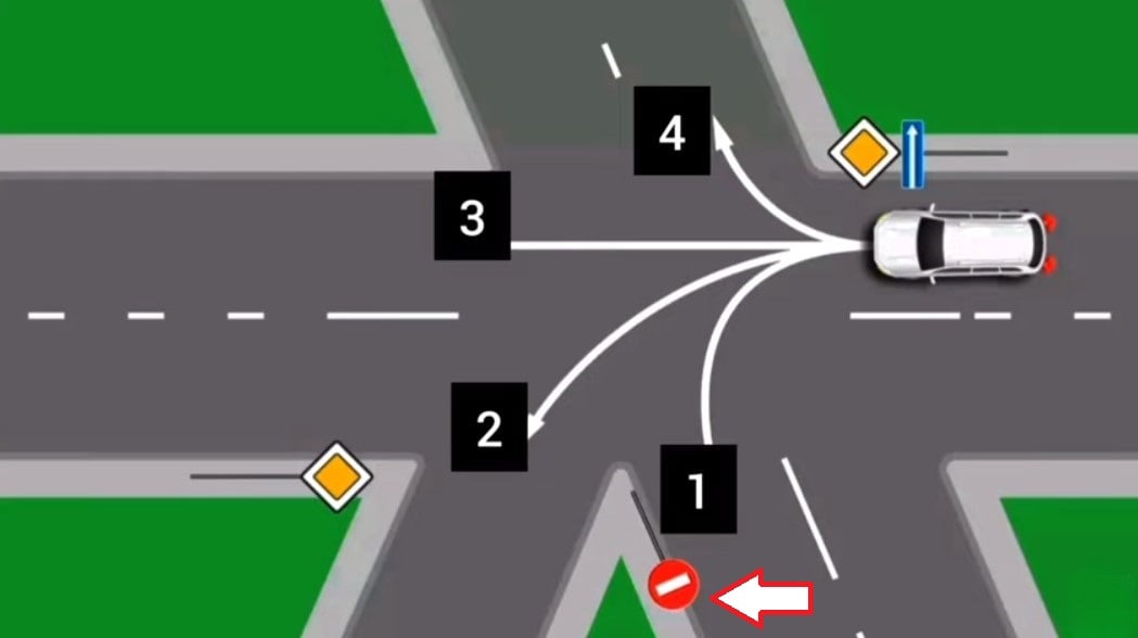 Цікава задача на нестандартному перехресті — куди автомобілю дозволено проїзд - фото 2