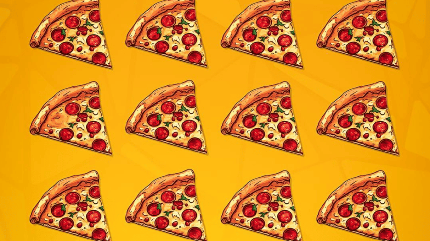 Головоломка на перевірку сили духу — знайдіть піцу, яка не схожа на інші, за 11 секунд
