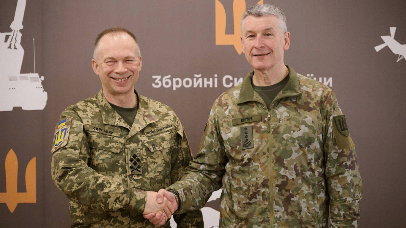 Сырский обсудил с военным руководством Литвы подготовку украинских военных