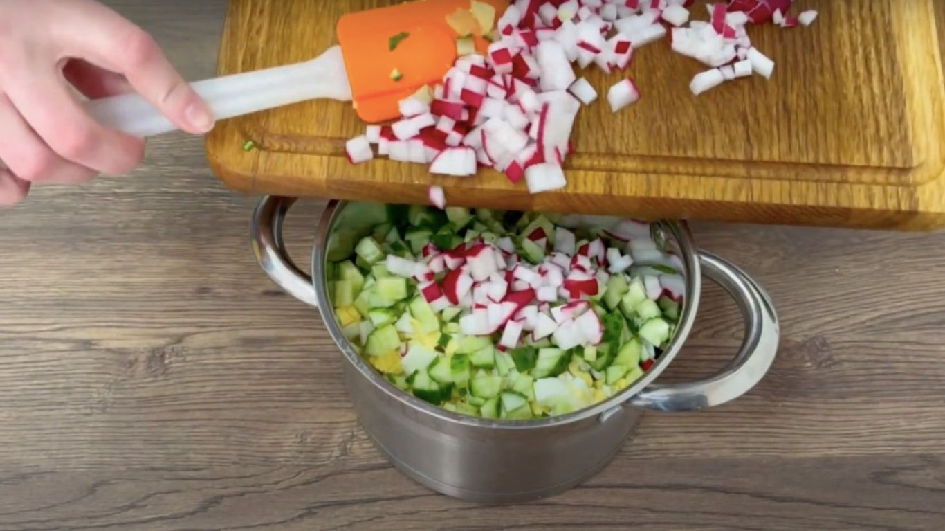 вкусная и полезная окрошка