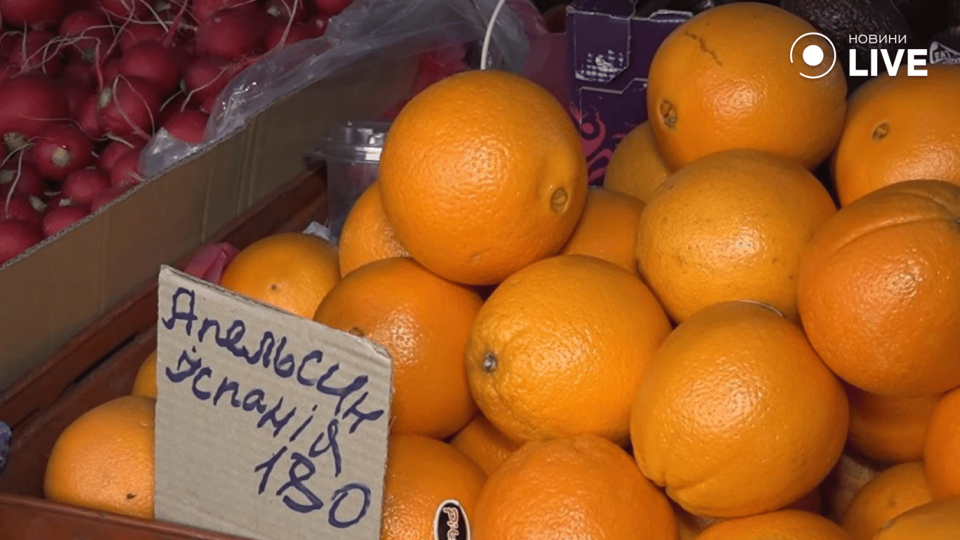 Ціни на фрукти в Одесі