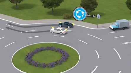 Тест ПДР на круговому перехресті — хто порушує правила - 290x160