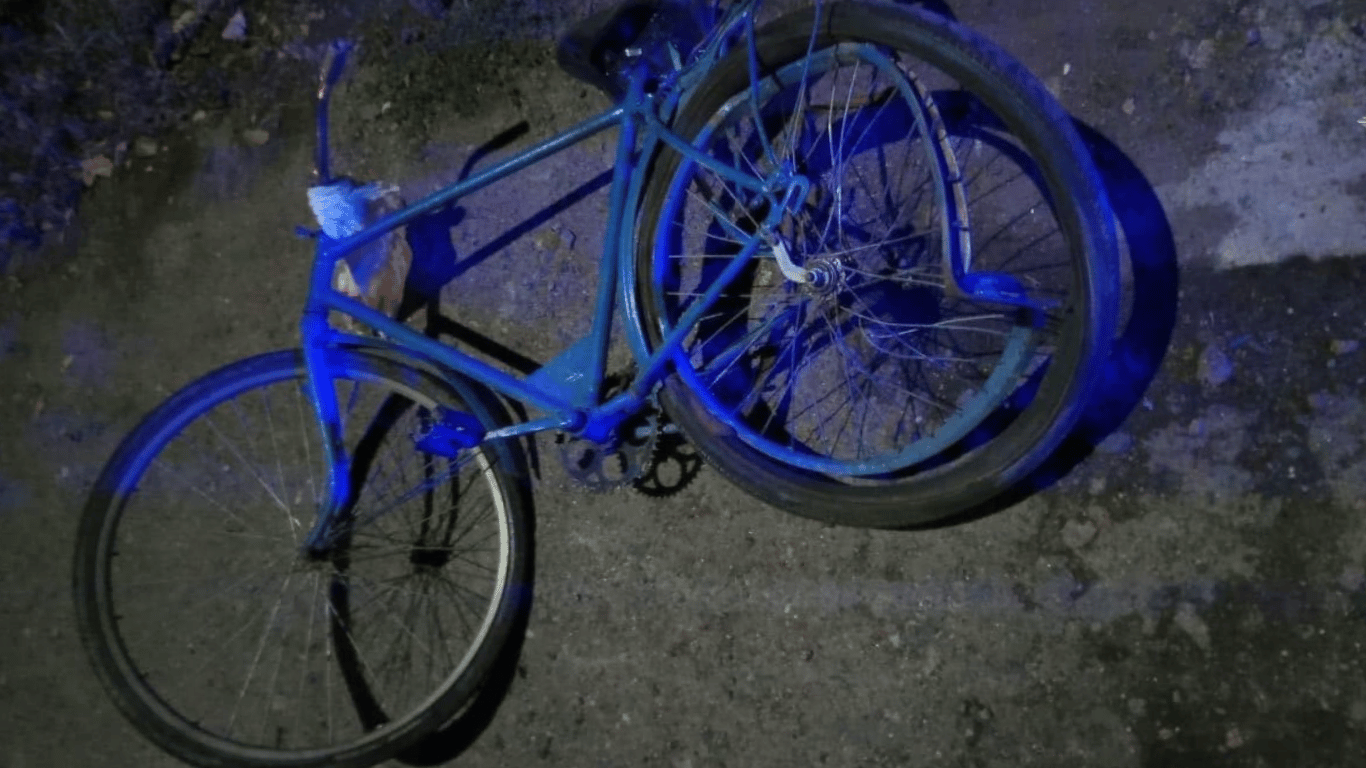 Велосипед, який потрапив у ДТП
