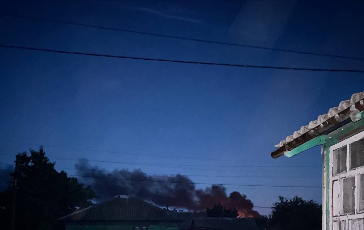 Пожежа на аеродромі "Морозовськ" у Росії 14 червня