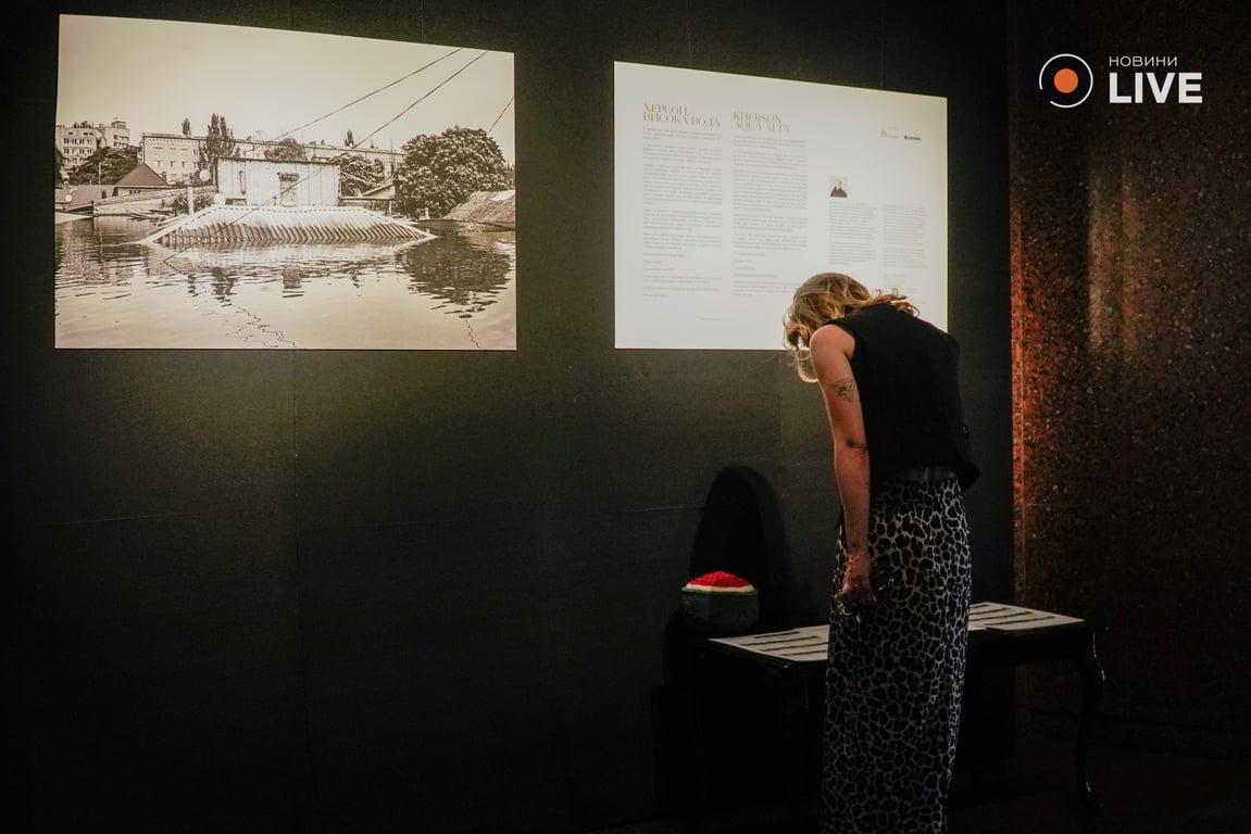 Выставка фото к годовщине подрыва Каховской ГЭС