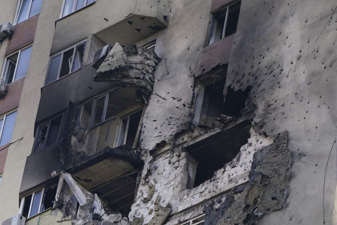Наслідки обстрілу Києва