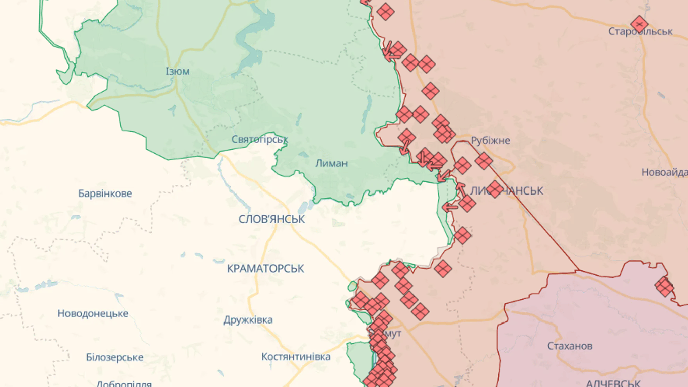 Карта бойових дій в Україні онлайн сьогодні, 20.10.2023 — DeepState, Liveuamap, ISW
