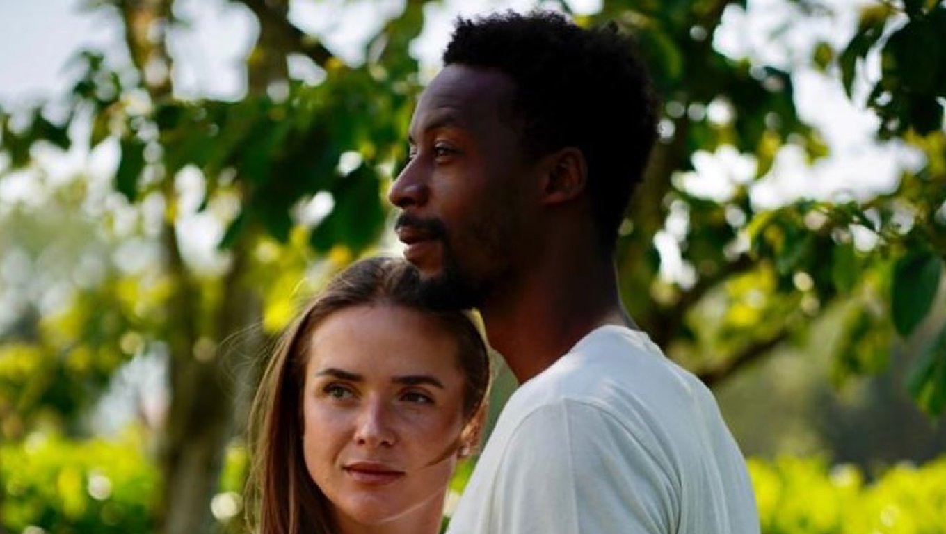 Гаэль Монфис и Элина Свитолина