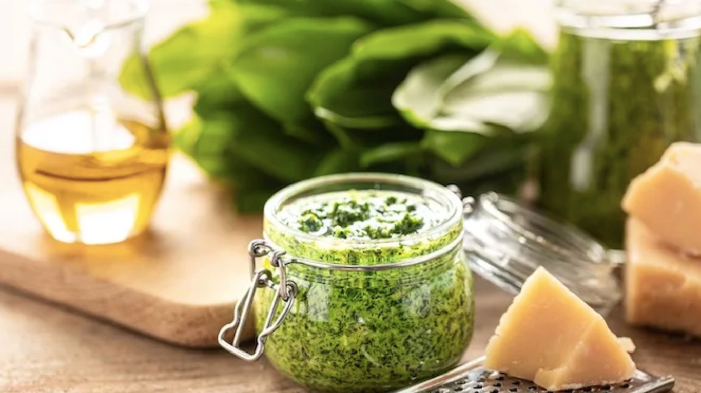 рецепт соуса песто з черемши