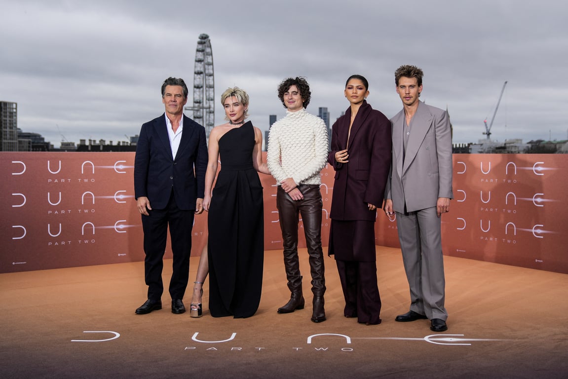 Актори Зендея, Остін Батлер,Тімоті Шаламе та Флоренс П'ю. Фото: Reuters
