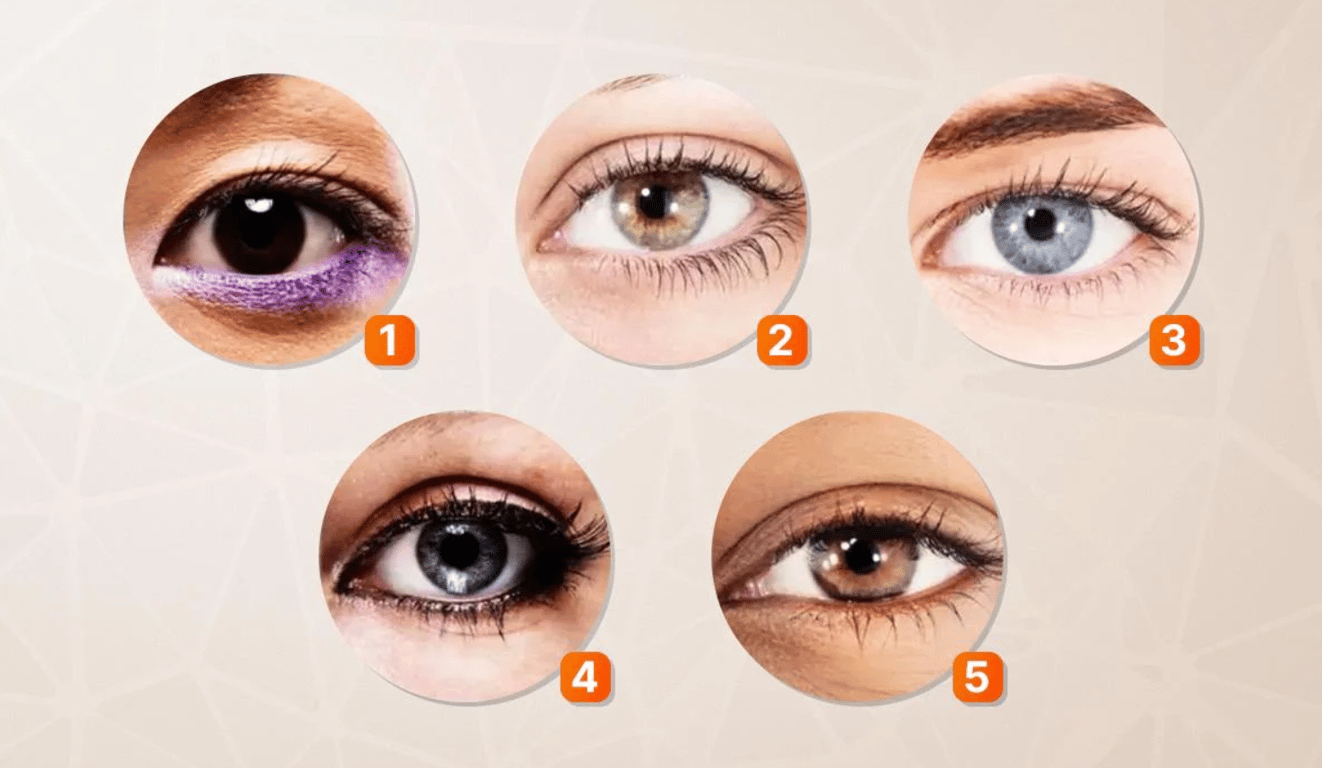 Тест с глазами.