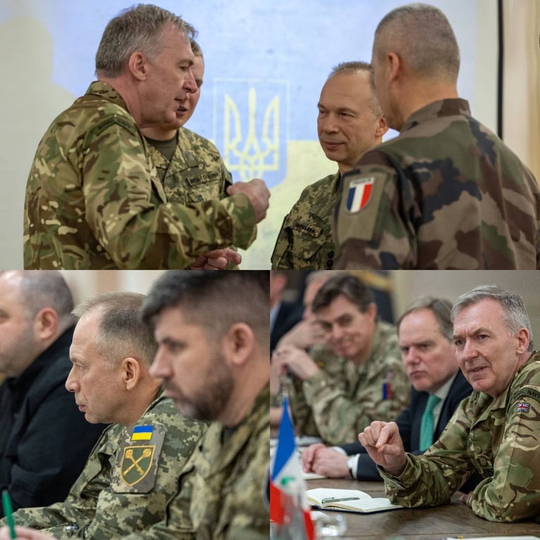 Сирський на переговорах з іноземними делегаціями