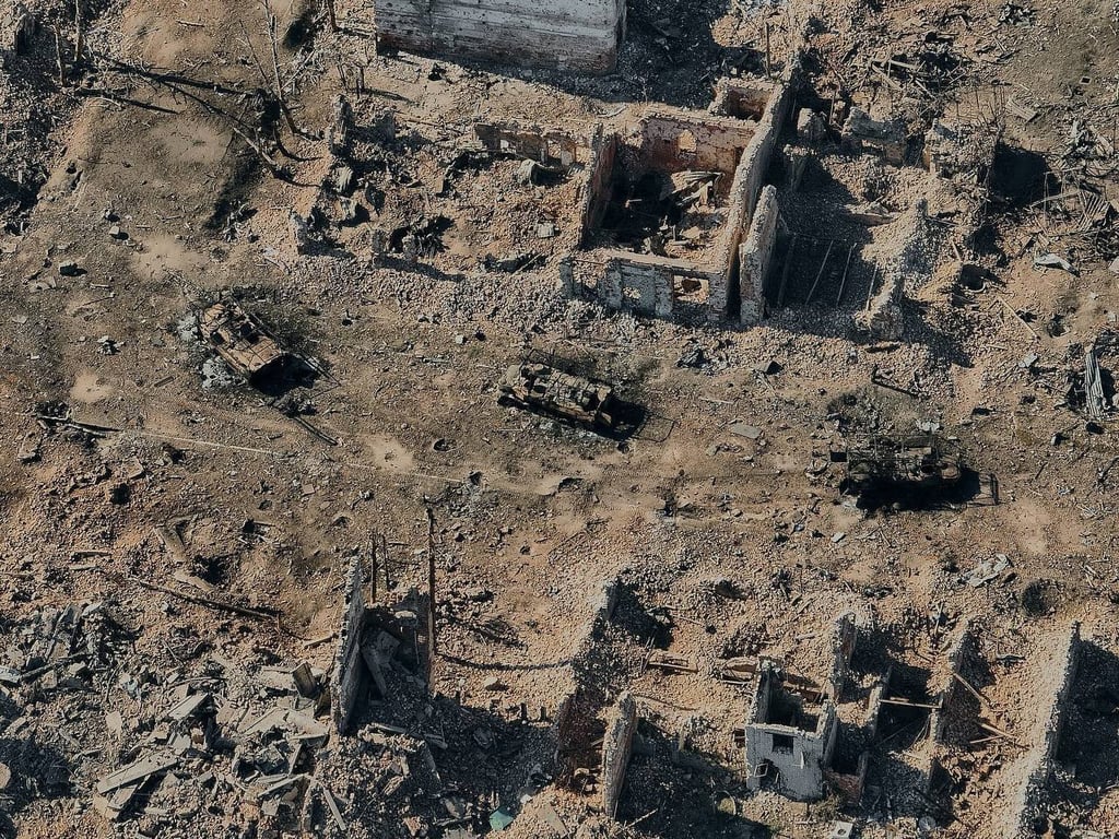 Фото зруйнованого Вовчанську 3 жовтня