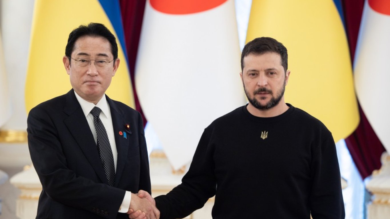 Японія передасть Україні кошти на нелетальну зброю: деталі зустрічі Зеленського та Фуміо Кішіди