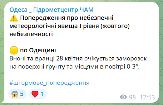 Діставайте куртки — в Одесі очікується прохолодний понеділок - фото 1