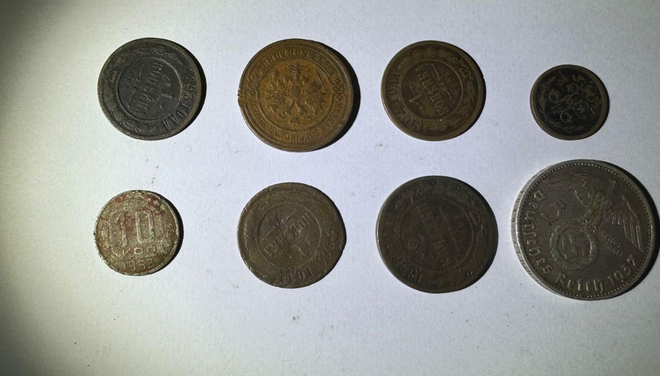 Монети, які виявили на кордоні "Краківець"