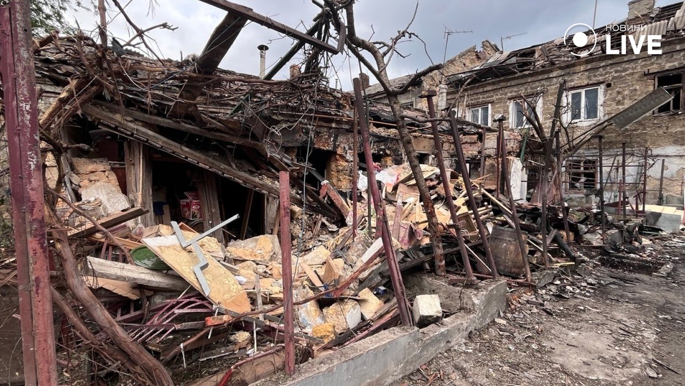 Наслідки обстрілу Одеси1 червня