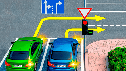 Тест ПДР — хто має право повернути праворуч - 285x160