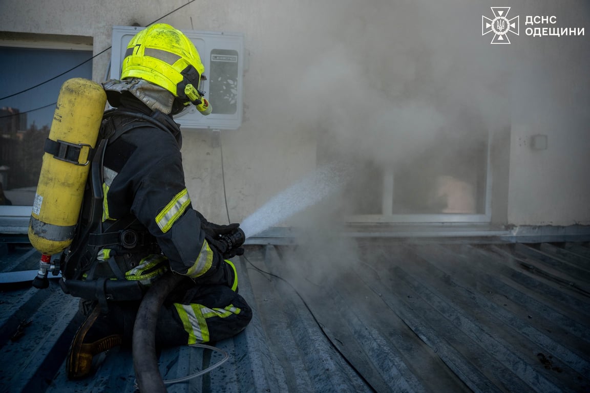 Вогонь в приміщенні спортзалу