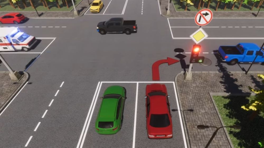 Ошибаются 50% водителей - может ли авто повернуть направо - фото 1