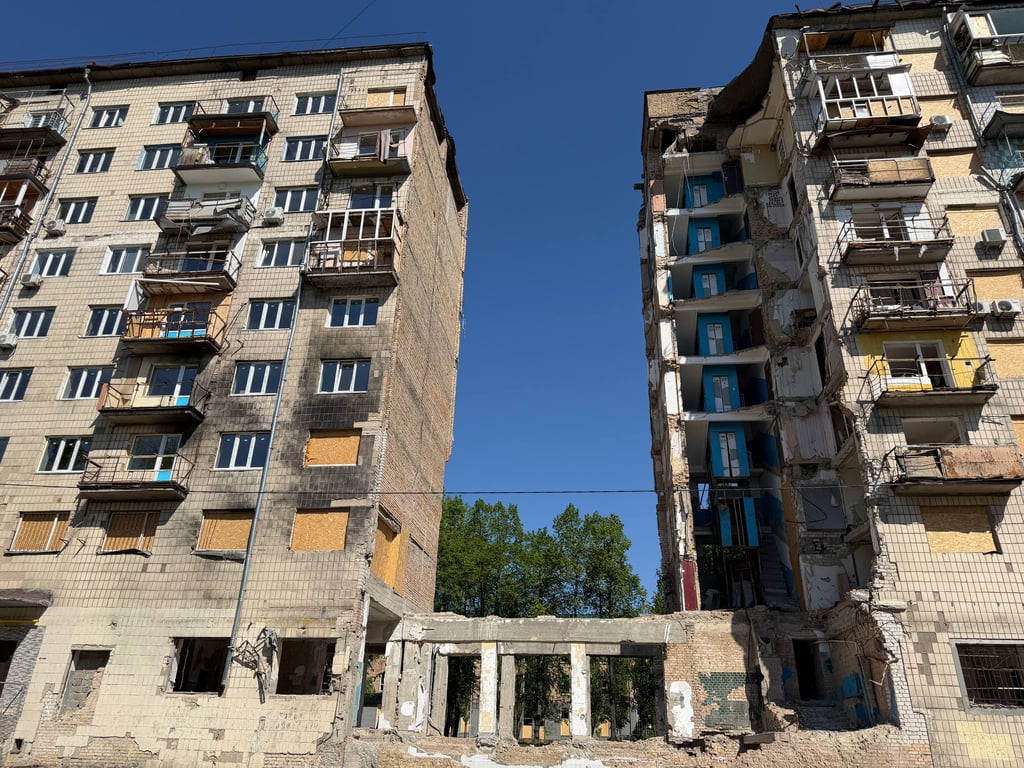 Пошкоджені будинки 