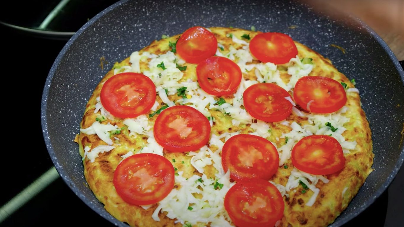 рецепт кабачковой пиццы с колбасой 