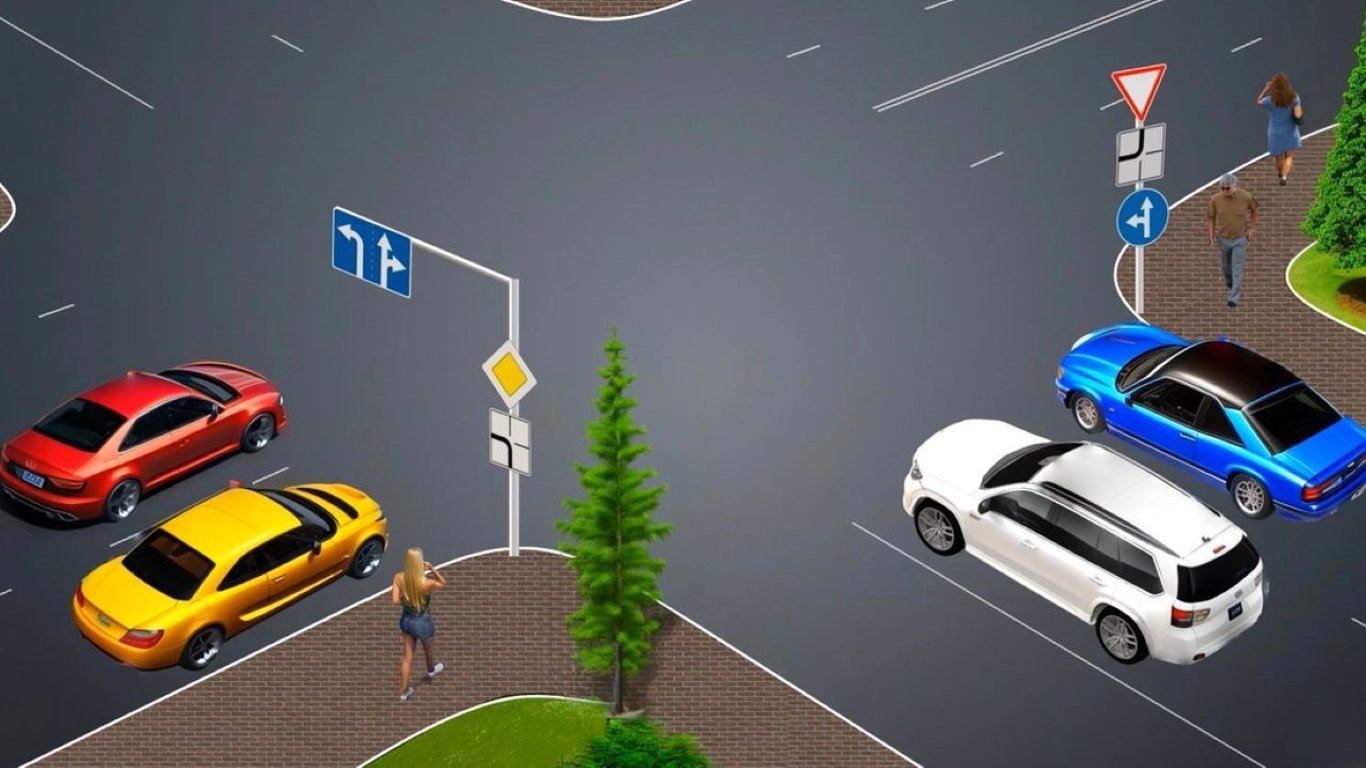 Сложный тест по ПДД: кто из водителей может проехать только в одном направлении