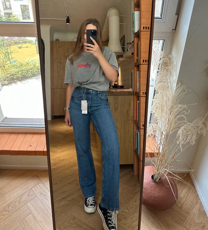 Some jeans are firmly entrenched in trends