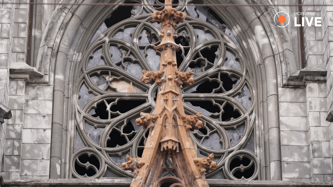 Костел в Киеве обстрел