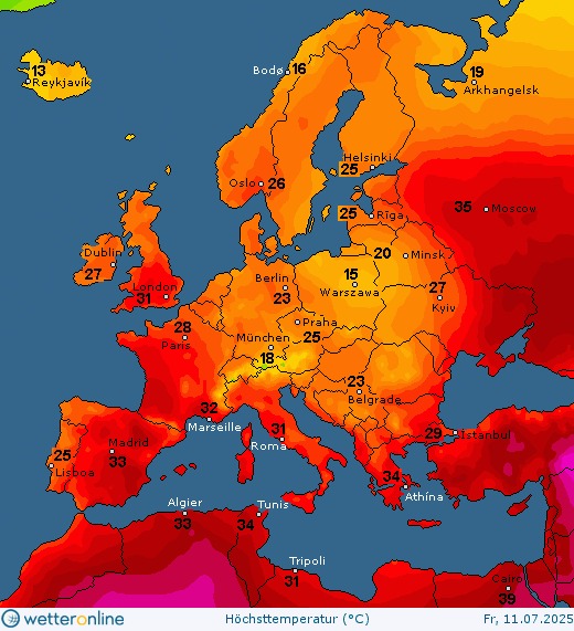 Прогноз погоди в Україні 11 липня