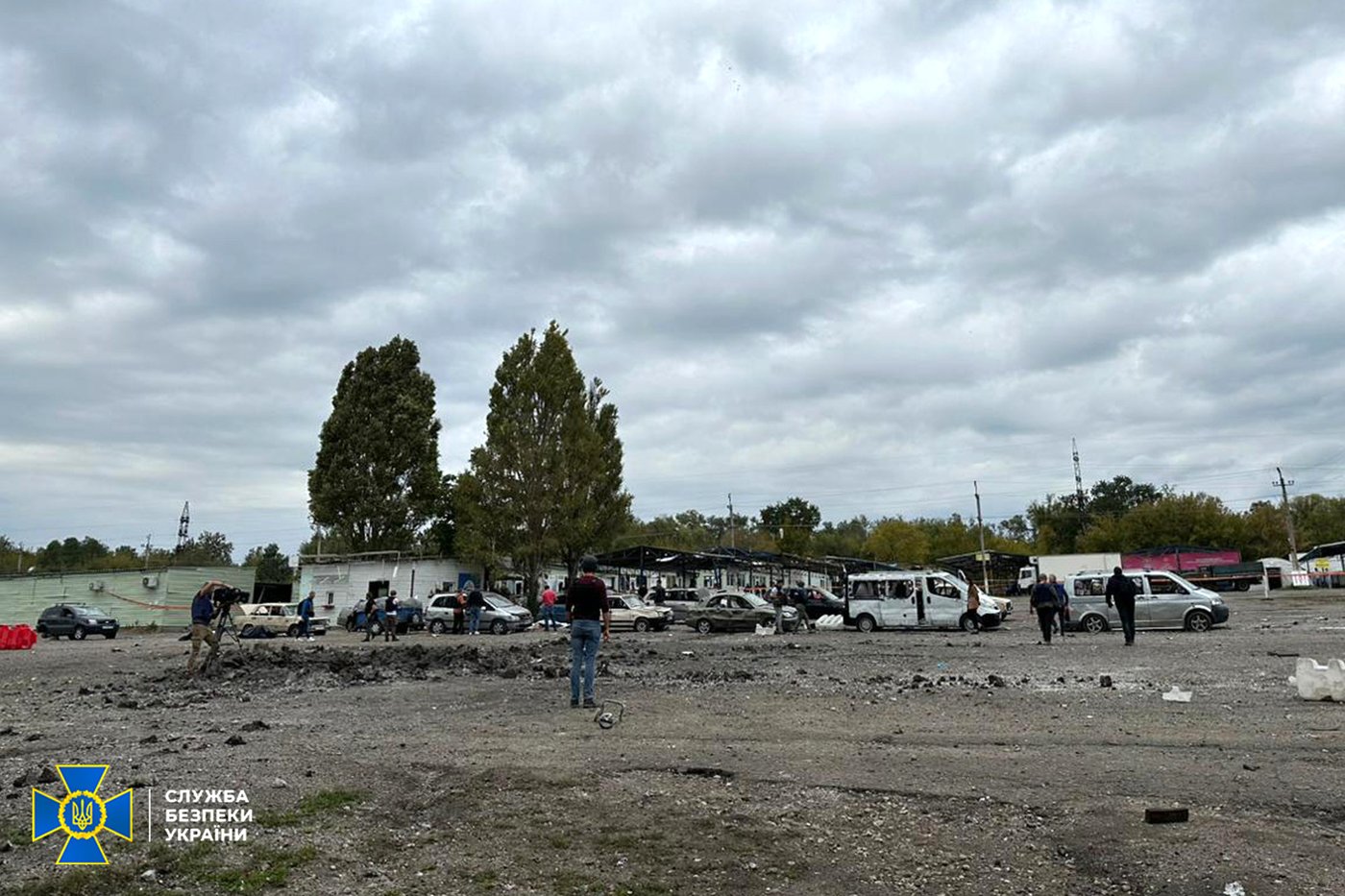 Удар по цивільній гуманітарній колоні - Запоріжжя