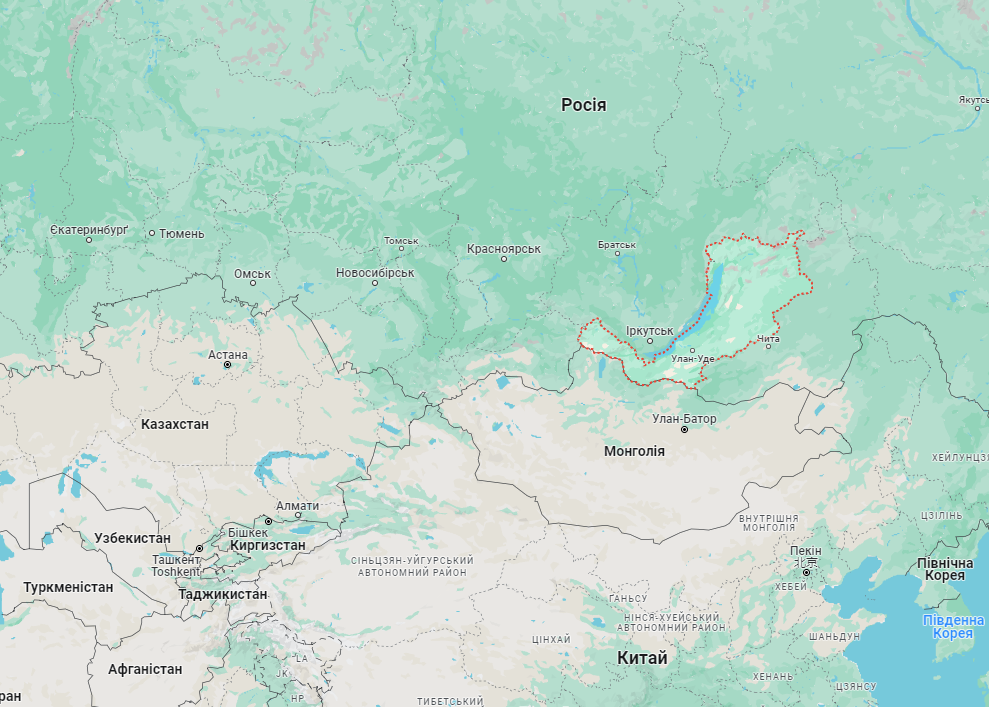 Де розташована Бурятія