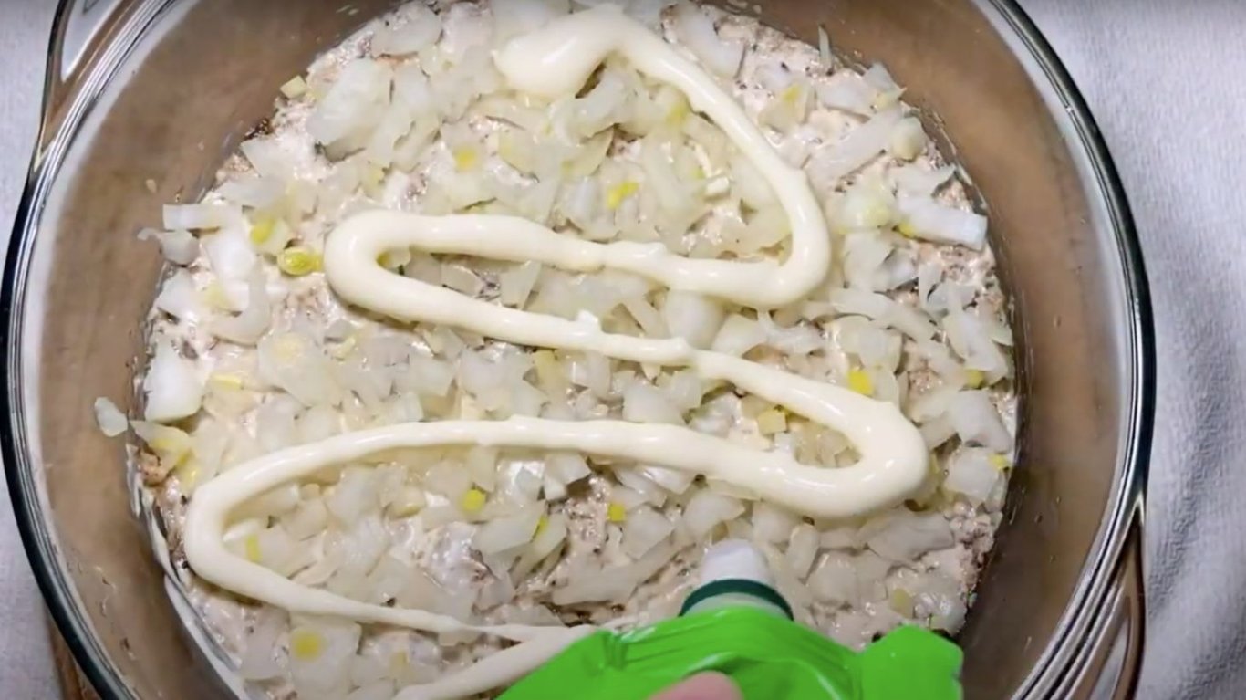 рецепт салату мімоза з шпротами 