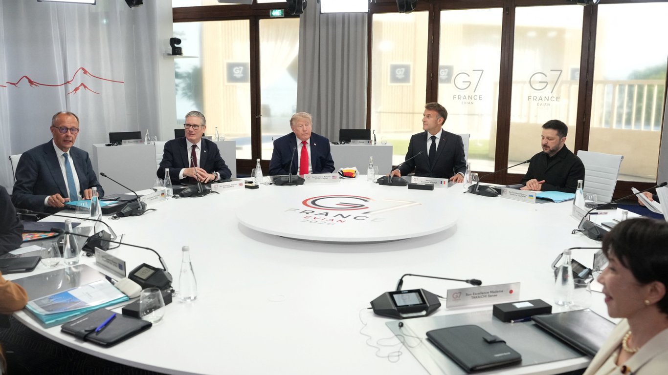 В Эвиане завершились переговоры Зеленского и лидеров G7