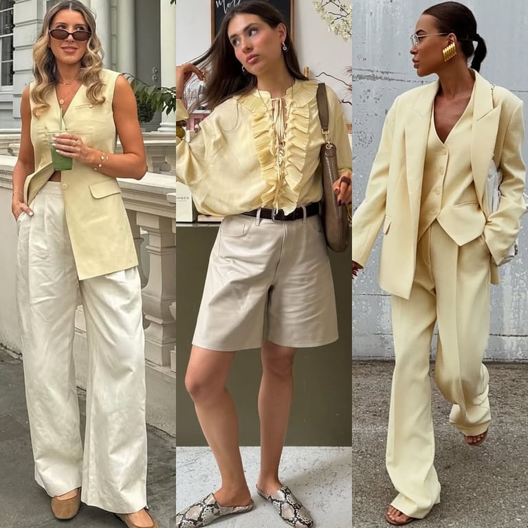 Трендовий колір штанів літа 2025