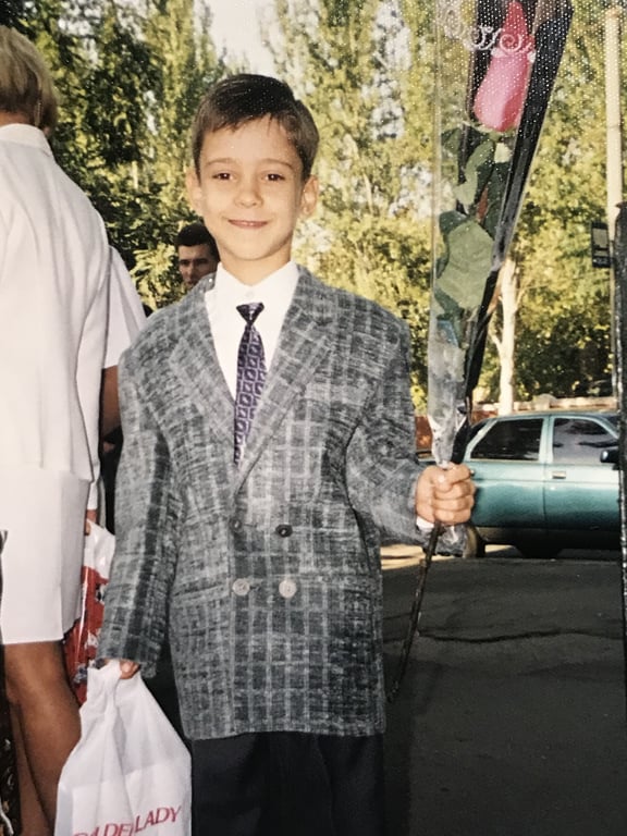 Богдан Рубан в школьные годы. Фото: личный архив