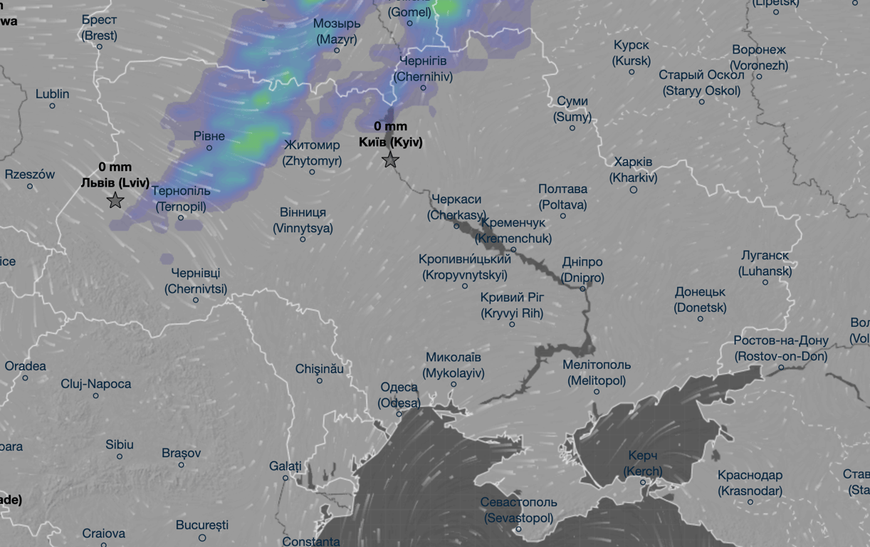 карта погоди
