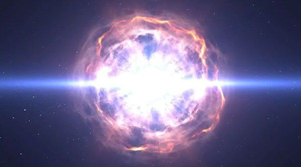 Фотография процесса гибели звезды
