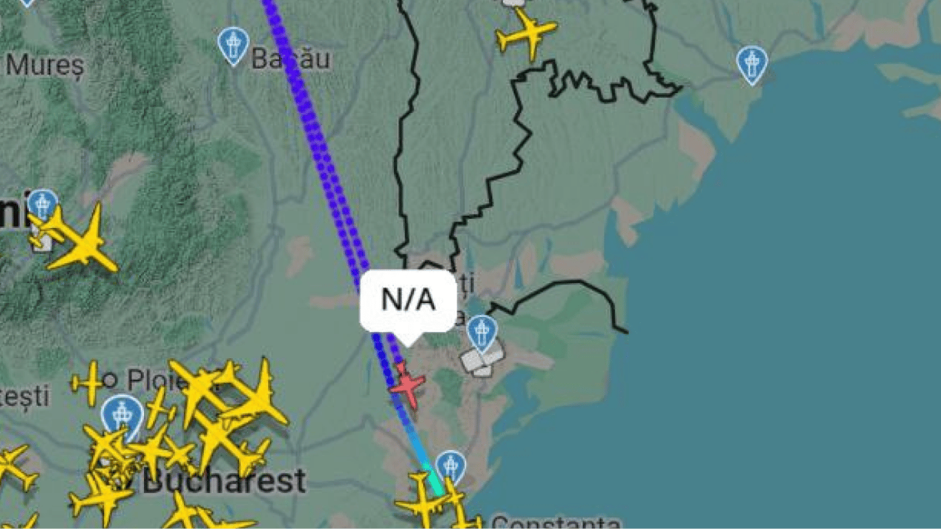 Біля Одещини помітили літак НАТО