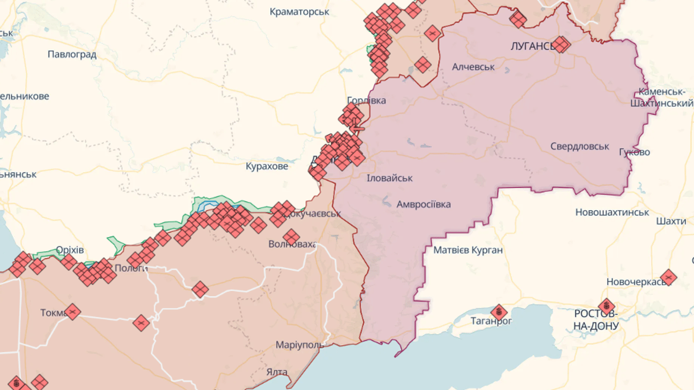 Онлайн-карты боевых действий в Украине на 11 июля: DeepState, Liveuamap, ISW